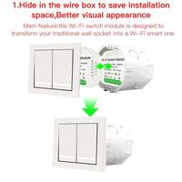Gambar 1/2 Way 1/2/3 Gang Mini Wifi Smart Light Switch Relay Module Smart dari yusufffshop undefined 4 Tokopedia