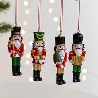 Gambar Christmas Ornaments Holiday Decorations Adorable Cartoon Nutcracker dari Arang Hitam044 undefined 2 Tokopedia