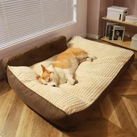 Gambar Large Dog Bed for Small Medium Dogs Soft Fleece Nest Big Dog Sofa Bed Winter Warm Cat House for Pet Sleeping Bed Pad Supplies dari Kanjje undefined 2 Tokopedia