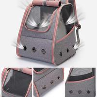 Gambar Breathable Cat Carriers Bag Outdoor Travel Backpack for Cats Carrying Bag Pet Supplies Cat Backpack With Anti Breakaway Belt dari Kanjje undefined 4 Tokopedia