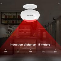 Gambar FUERS M7 Welcome Motion Sensor Security Alarm 32 Songs DoorBell Chime Wireless Smart Home LED Night Light Door Window Store Shop dari Quest Labs undefined 4 Tokopedia