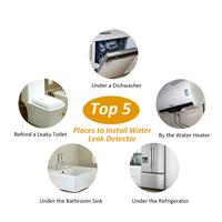 Gambar Flood Overflow Detector Wireless Water Leakage Sensor 433MHz for Smart Home Burglar Security Alarm Systems G90B Plus dari Sense Wave undefined 4 Tokopedia