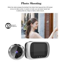 Gambar Digital Door Viewer Monitoring Peephole Door Camera Doorbell 2.8-inch LCD Screen Night Vision Photo Shooting for Home Security dari Sense Wave undefined 2 Tokopedia