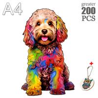 Gambar EF 3D Wooden Jigsaw Puzzle Dog Animal Shapes Wooden Puzzles For Adul dari electro faqss undefined 3 Tokopedia