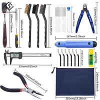 Gambar 46 Pieces 3D Print Tool Kit Includes Debur Tool Cleaning Removal Tool with Storage Bag 3D Printer Tool Set for Cleaning dari Quest Labs undefined 4 Tokopedia