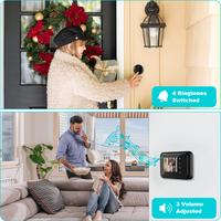 Gambar Elecpow 2.4Inch Peephole Doorbell Camera 120° LCD HD Infrared Night Vision Door Bell Door Viewer Support Photo Video Storage dari Quest Labs undefined 3 Tokopedia