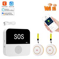 Gambar 433MHz Tuya WiFi SOS Alarm System Elderly Emergency Smart Doorbell Wireless SOS Alarm System Smart Home SOS security protection dari Sense Wave undefined 1 Tokopedia