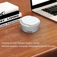 Gambar 2 in1 Fast Wireless Phone Charger with Purifiers Filtration Air Cleaner Air Purifier with Wireless Charger For Home True Filters dari Sense Wave undefined 4 Tokopedia