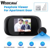 Gambar WSDCAM 2.8inch LCD Display Digital Doorbell Peephole Viewer 90° Wide Angle Door Eye Monitor Camera Home Security Camera dari Sense Wave undefined 1 Tokopedia