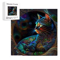 Gambar EF Cat Wooden Jigsaw Puzzles for AdultsUnique Shaped PiecesPerfect dari electro faqss undefined 1 Tokopedia