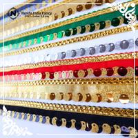 Gambar RENDA FANCY LF2193 PER ROLL pita renda ribbon lace trim rumbai tile giper rajut india 3d bunga bordir kecil emas permata payet diamond mote mutiara aksesoris fashion baju wanita wedding pengantin hijab gamis kebaya kostum tari dari MISBAH RAYA undefined 2 Tokopedia