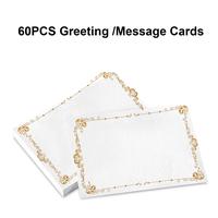 Gambar Advanced 60PCS Blank Gift Notes Cards DIY Craft Small Word Business dari Arishop Indo undefined 3 Tokopedia