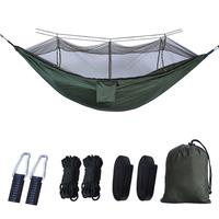 Gambar Portable Travel Outdoor Camping Hanging Sleeping Single and Double Hammock with Mosquito Net Hammock Chair Outdoor Furniture dari sagara toy`s undefined 3 Tokopedia