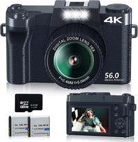 Gambar WH 56MP Digital Photo Camera 4K Photography Camcorder Auto Focus Vlo dari WorryFree Hasina undefined 1 Tokopedia