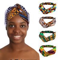 Gambar African Headbands Boho Print Twist Knot Elastic Hair Bands Wide dari Leonchip undefined 2 Tokopedia