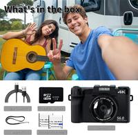 Gambar WH 56MP Digital Photo Camera 4K Photography Camcorder Auto Focus Vlo dari WorryFree Hasina undefined 5 Tokopedia
