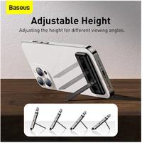 Gambar Favrt3 BASEUS FOLDABLE MOBILE PHONE HOLDER STAND FOR IPHONE 13 12 SAMSUNG MI - Putih dari zeromanaan undefined 2 Tokopedia