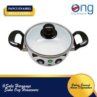 Gambar Panci Masak Enamel 18Cm 22Cm 24Cm Hello Panda Maspion dari fatradian521 undefined 4 Tokopedia