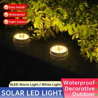 Gambar Advanced 8LED Solar Power Disk Light Outdoor Garden Solar dari rumiao undefined 1 Tokopedia