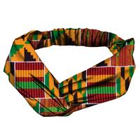 Gambar African Headbands Boho Print Twist Knot Elastic Hair Bands Wide dari Leonchip undefined 5 Tokopedia