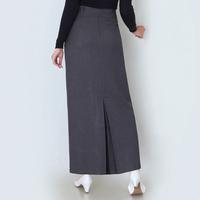 Gambar ROK ROK SPAN REMPEL BELAKANG - Cream, S dari M.I.N.I undefined 4 Tokopedia