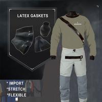 Gambar Front-Entry Drysuit with Relief Zipper Socks for Boating Sailing Paddling Canoeing Rafting Fishing Kayaking in Extreme Condition dari Maheera fd undefined 5 Tokopedia