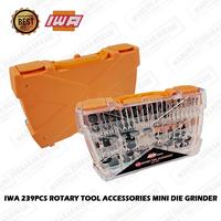 Gambar [READY][STOK] IWA 239PC ROTARY AKSESSORIS SET LENGKAP - MATA TUNER MINI DIE GRINDER BOR PORTING MINI 3MM SET 239 PCS dari edistore3 undefined 2 Tokopedia
