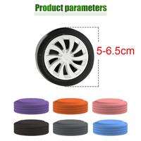 Gambar 8Pcs Cover Pelindung Roda Koper Karet Luggage Trolley Wheel Universal - B-Orange*4PCS dari Ferancy undefined 3 Tokopedia