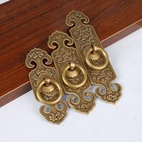 Gambar Decorative Furniture Fittings Chinese Furniture Brass Hardware Cabinet Door Strip Pull Handle Knob 2PCS dari Specialized Equity undefined 4 Tokopedia