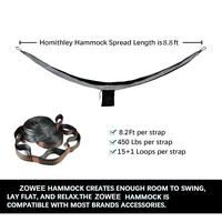 Gambar Camping  hammocks for outdoor furniture garden swings hanging hammocks with tree friendly straps and 16 loops sleeping hammocks dari sagara toy`s undefined 2 Tokopedia