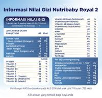 Gambar PPC NUTRIBABY ROYAL 2 FORMULA BAYI BUBUK 400 GR SUSU 6-12 BULAN SUSU ANAK dari baby shop QUINN undefined 3 Tokopedia