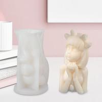 Gambar Girl Candle Mold Casting 3D Craft Making Tool Valentine Gifts Craft Supplies Portrait Plaster Art Handmade e Candle Mold dari NOPIYANTI SNACK undefined 4 Tokopedia