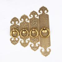 Gambar Decorative Furniture Fittings Chinese Furniture Brass Hardware Cabinet Door Strip Pull Handle Knob 2PCS dari Specialized Equity undefined 2 Tokopedia