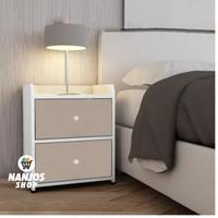 Gambar Terbaru Nakas 2L Rak Meja Minimalis Rias Furniture Ruang Tamu Laci Penyimpanan Kode 605 - Chocho Wood dari Kini Creatife Store undefined 2 Tokopedia
