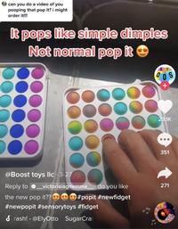 Gambar Pop It Simple Dimple New Model Fidget Toy Mainan Anak Tiktok 2021 Toys #Original[Grosir] dari I T R undefined 4 Tokopedia