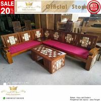 Gambar Terlaris Furniture Ruang Tamu Minimalis Kayu Jati Kursi Sudut Minimalis Kode 664 dari Kini Creatife Store undefined 2 Tokopedia