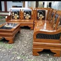 Gambar Terlaris Kursi Meja Sudut Ruang Tamu L Kayu Jati Mentah Furniture Lancar Jepara Kode 815 dari Kini Creatife Store undefined 1 Tokopedia