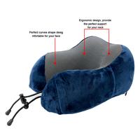 Gambar Soft Travel Pillow U Shaped Travel Healthcare Memory Foam Neck dari Berkah jualhalal undefined 3 Tokopedia