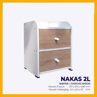 Gambar Terbaru Nakas 2L Rak Meja Minimalis Rias Furniture Ruang Tamu Laci Penyimpanan Kode 605 - Chocho Wood dari Kini Creatife Store undefined 1 Tokopedia