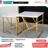 Gambar Terbaru Meja Tamu Minimalis Set Ae-Ri Meja Minimalis Meja Ruang Tamu Furniture Kode 519 - HPL Mix Marmer, Hitam dari Kini Creatife Store undefined 1 Tokopedia