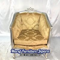 Gambar Terbaru Kursi Sofa Ruang Tamu Kayu Jati Minimalis Oscar Motif (Furniture) Kode 631 dari Kini Creatife Store undefined 1 Tokopedia