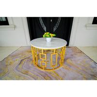 Gambar Terlaris Meja Minimalis Mewah Erli/Meja Ruang Tamu/ Meja Sofa/Meja Mewah/Furniture Ruang Tamu/Ongkir Murah Kode 654 - Marmer Hitam, Gold dari Kini Creatife Store undefined 5 Tokopedia