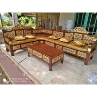 Gambar Terbaru Furniture Kursi Sofa Tamu Model Sudut Mahkota / Model Kursi Ruang Tamu Kode 560 dari Kini Creatife Store undefined 4 Tokopedia