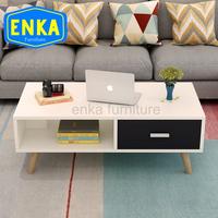 Gambar Terbaru Meja Ruang Tamu Minimalis-Enka Furniture-Meja Dengan Laci Kode 563 - polos dari Kini Creatife Store undefined 5 Tokopedia