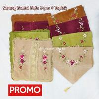 Gambar Terbaru Wso Sarung Bantal Sofa 5Arung Bantal Kursi Set Taplak 40X40 Sulam Pita Rajut Mewah Impor Furniture Ruang Tamu Kode 539 - Hijau dari Kini Creatife Store undefined 4 Tokopedia