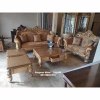 Gambar Terbaru Kursi & Meja Tamu Sofa Jati Ukir Furniture Asli Jepara (Ruang Tamu) Kode 574 dari Kini Creatife Store undefined 2 Tokopedia