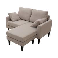 Gambar Terbaru Selma Tavor Sofa Fabric 2 Seater Dengan Bangku - Abu-Abu Tempat Duduk Empuk Sofa Ruang Tamu Furniture Indoor Rumah Fabric Couch Kode 630 dari Kini Creatife Store undefined 4 Tokopedia