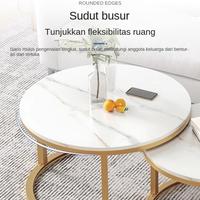 Gambar Terbaru Meja Tamu Minimalis Set /Meja Minimalis/Meja Ruang Tamu/Furniture Kode 498 - Puith 70cm dari Kini Creatife Store undefined 2 Tokopedia