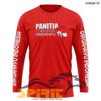 Gambar Baju Kaos Panitia 17 Agustusan  RI Lengan Panjang - Biru-Benhur, XXL dari G.E.D STORE undefined 2 Tokopedia