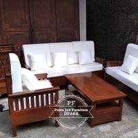 Gambar Terlaris Mebel Jati Furniture Jepara Sofa Kayu Jati/ Kursi Ruang Tamu Kursi Kode 452 dari Kini Creatife Store undefined 3 Tokopedia